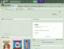Tablet Screenshot of miravana.deviantart.com