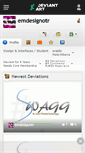 Mobile Screenshot of emdesignotr.deviantart.com