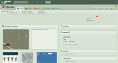 Desktop Screenshot of chowder.deviantart.com