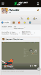 Mobile Screenshot of chowder.deviantart.com