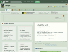 Tablet Screenshot of basilgirl.deviantart.com