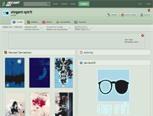 Tablet Screenshot of elegant-spirit.deviantart.com