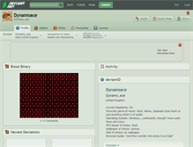 Tablet Screenshot of dynamoace.deviantart.com
