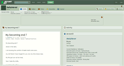 Desktop Screenshot of metal4ever.deviantart.com