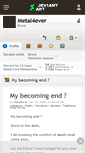 Mobile Screenshot of metal4ever.deviantart.com