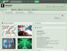 Tablet Screenshot of hahasprite.deviantart.com