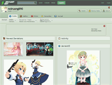 Tablet Screenshot of nctruong890.deviantart.com