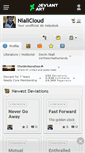 Mobile Screenshot of niallcloud.deviantart.com