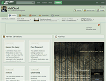 Tablet Screenshot of niallcloud.deviantart.com