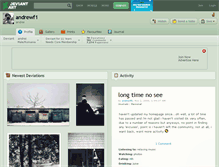 Tablet Screenshot of andrewf1.deviantart.com