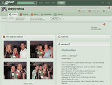 Tablet Screenshot of cheshirechica.deviantart.com