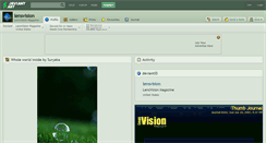Desktop Screenshot of lensvision.deviantart.com