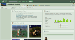 Desktop Screenshot of crowfeatherleafpool.deviantart.com