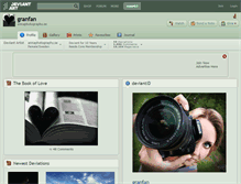 Tablet Screenshot of granfan.deviantart.com
