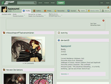 Tablet Screenshot of kazeyurei.deviantart.com