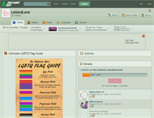 Tablet Screenshot of leiandlove.deviantart.com