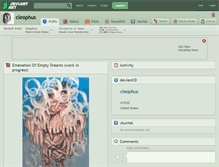 Tablet Screenshot of cleophus.deviantart.com