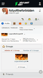 Mobile Screenshot of follyoftheforbidden.deviantart.com