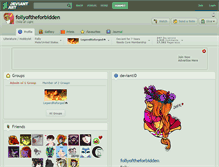 Tablet Screenshot of follyoftheforbidden.deviantart.com