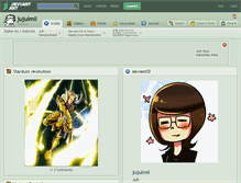Tablet Screenshot of jujulmil.deviantart.com