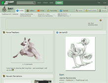 Tablet Screenshot of batri.deviantart.com