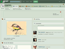 Tablet Screenshot of enjambre.deviantart.com