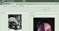 Desktop Screenshot of desolatedesire.deviantart.com