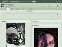 Tablet Screenshot of desolatedesire.deviantart.com