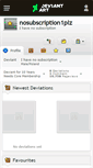 Mobile Screenshot of nosubscription1plz.deviantart.com