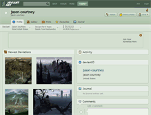 Tablet Screenshot of jason-courtney.deviantart.com