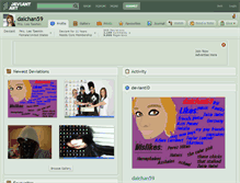 Tablet Screenshot of daichan59.deviantart.com