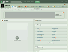 Tablet Screenshot of naginis.deviantart.com