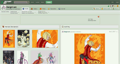 Desktop Screenshot of margot-san.deviantart.com