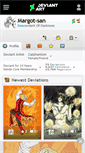 Mobile Screenshot of margot-san.deviantart.com