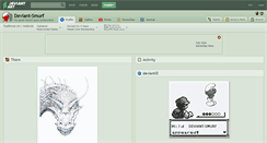 Desktop Screenshot of deviant-smurf.deviantart.com