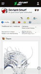 Mobile Screenshot of deviant-smurf.deviantart.com