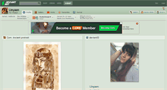 Desktop Screenshot of linyaen.deviantart.com