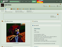 Tablet Screenshot of hebi-hime.deviantart.com