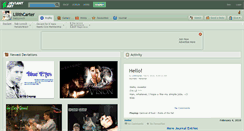 Desktop Screenshot of lilithcarter.deviantart.com