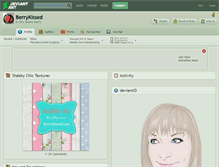 Tablet Screenshot of berrykissed.deviantart.com