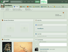 Tablet Screenshot of monikano.deviantart.com