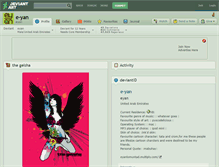 Tablet Screenshot of e-yan.deviantart.com