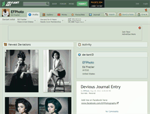 Tablet Screenshot of efphoto.deviantart.com