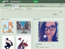 Tablet Screenshot of castella16.deviantart.com