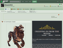 Tablet Screenshot of kitsune2022.deviantart.com