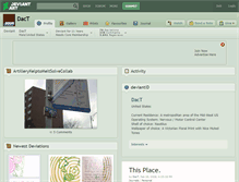 Tablet Screenshot of dact.deviantart.com