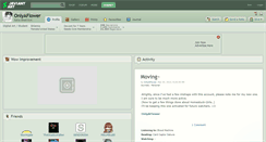 Desktop Screenshot of onlyaflower.deviantart.com