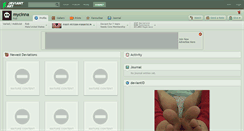 Desktop Screenshot of mycinna.deviantart.com