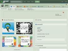 Tablet Screenshot of jmb1.deviantart.com
