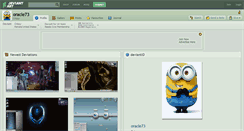 Desktop Screenshot of oracle73.deviantart.com